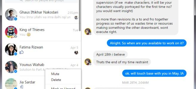Use Facebook’s Web Based Messenger As A Desktop App